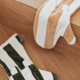 Jollein | Wash Cloth Stripe Terry - Leaf Green
