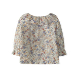 Laranjinha blouse in multicolor flower print