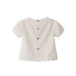 Laranjinha blouse in Floral plumeti print