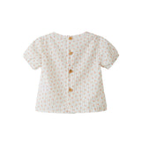 Laranjinha blouse in Floral plumeti print