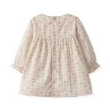 Laranjinha dress salmon color and floral print
