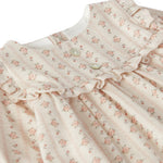 Laranjinha dress salmon color and floral print