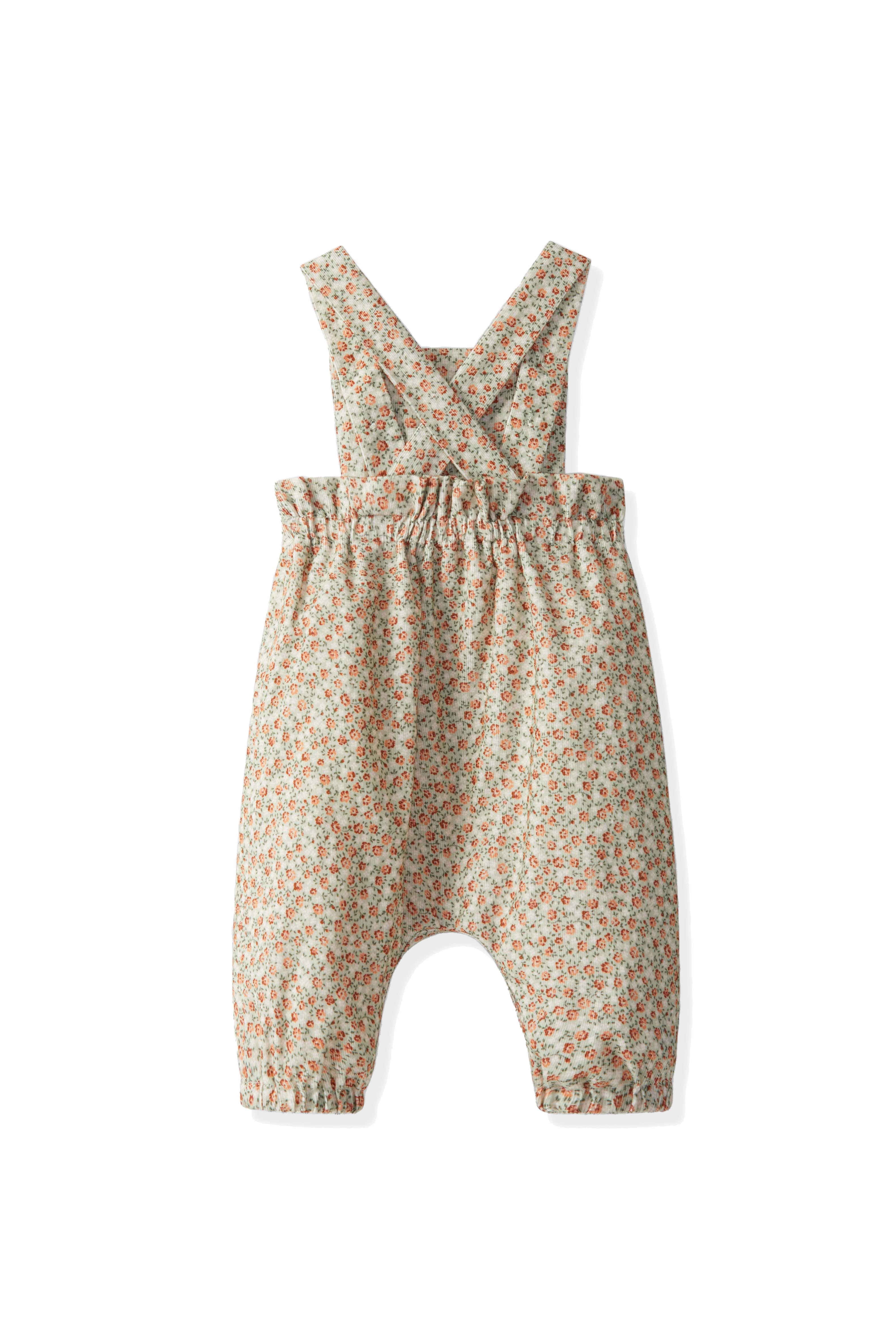 Larnjinha dungarees in flower print