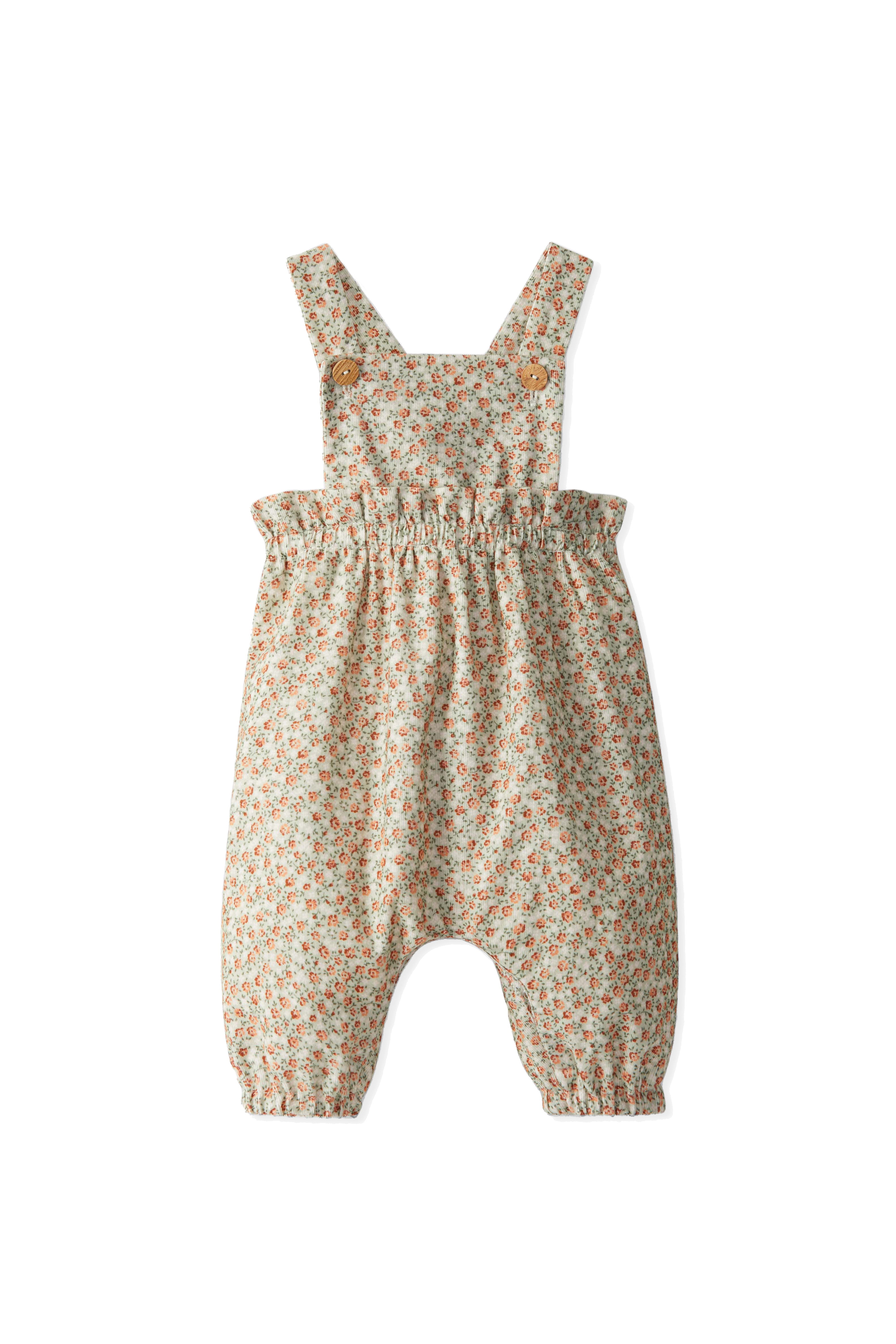 Larnjinha dungarees in flower print