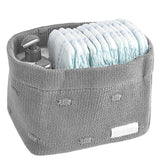 Meyco nursery basket knots gray