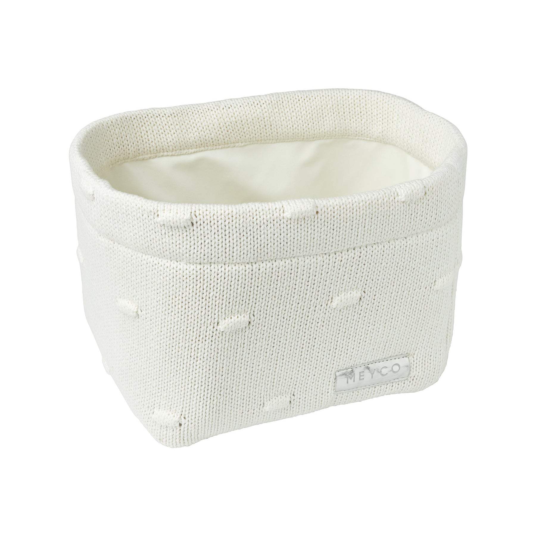 Meyco nursery basket knots off white