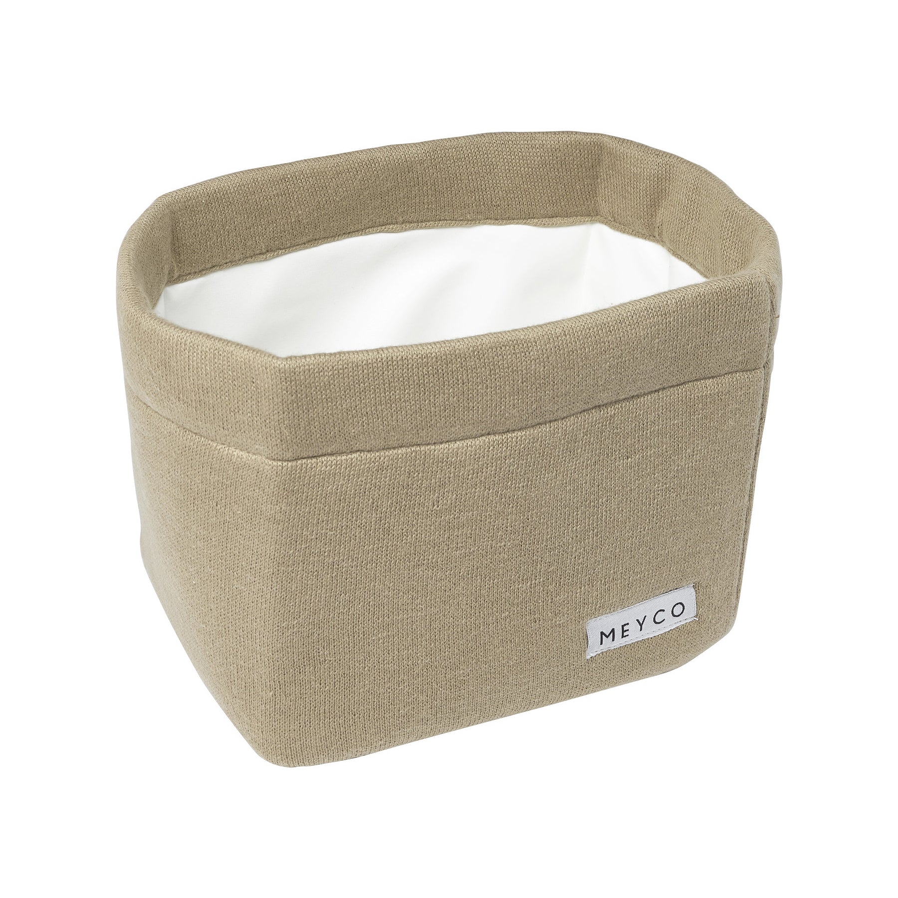 Meyco nursery basket knit basic taupe