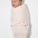 Baby with Meyco Swaddle Light Pink
