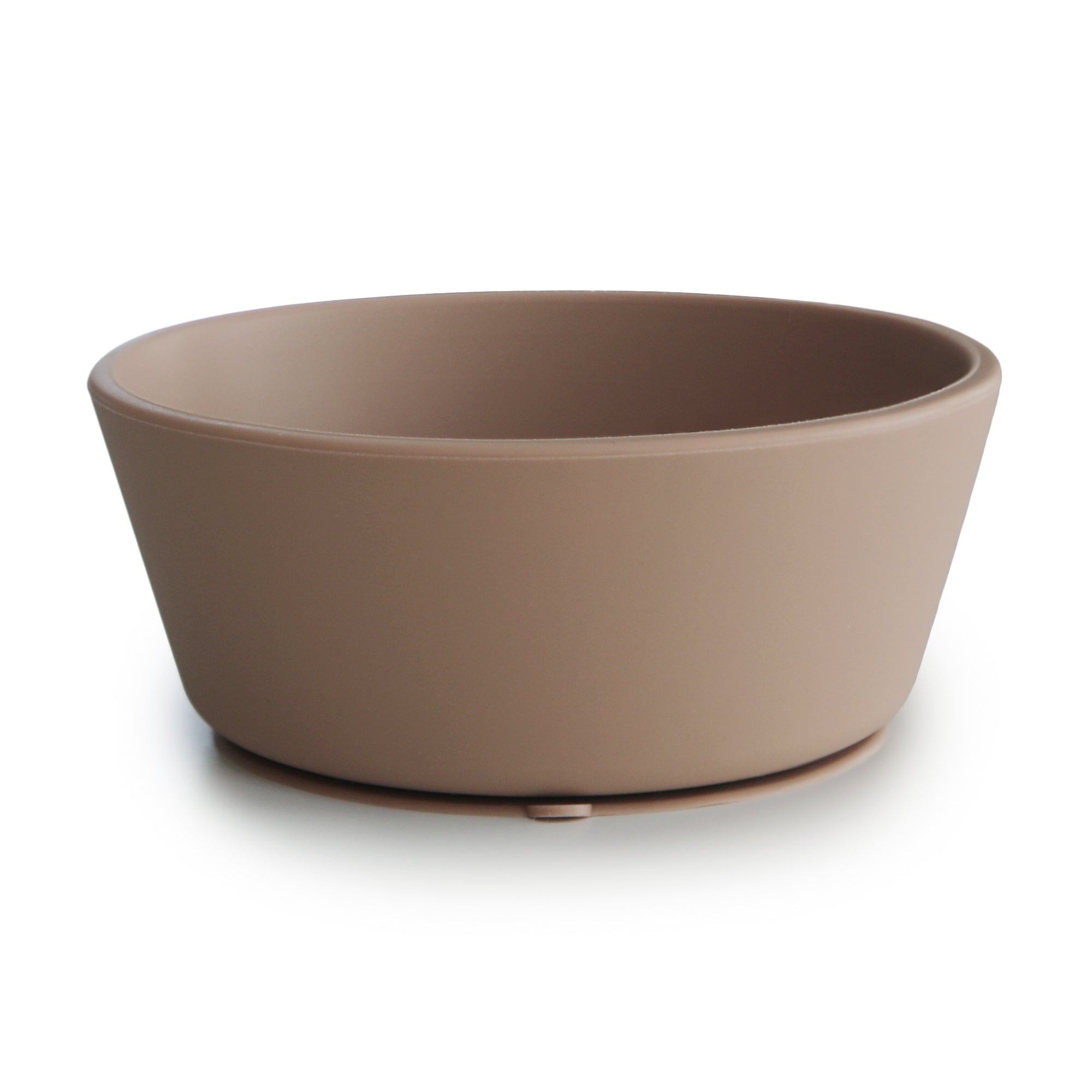 mushie silicone bowl natural