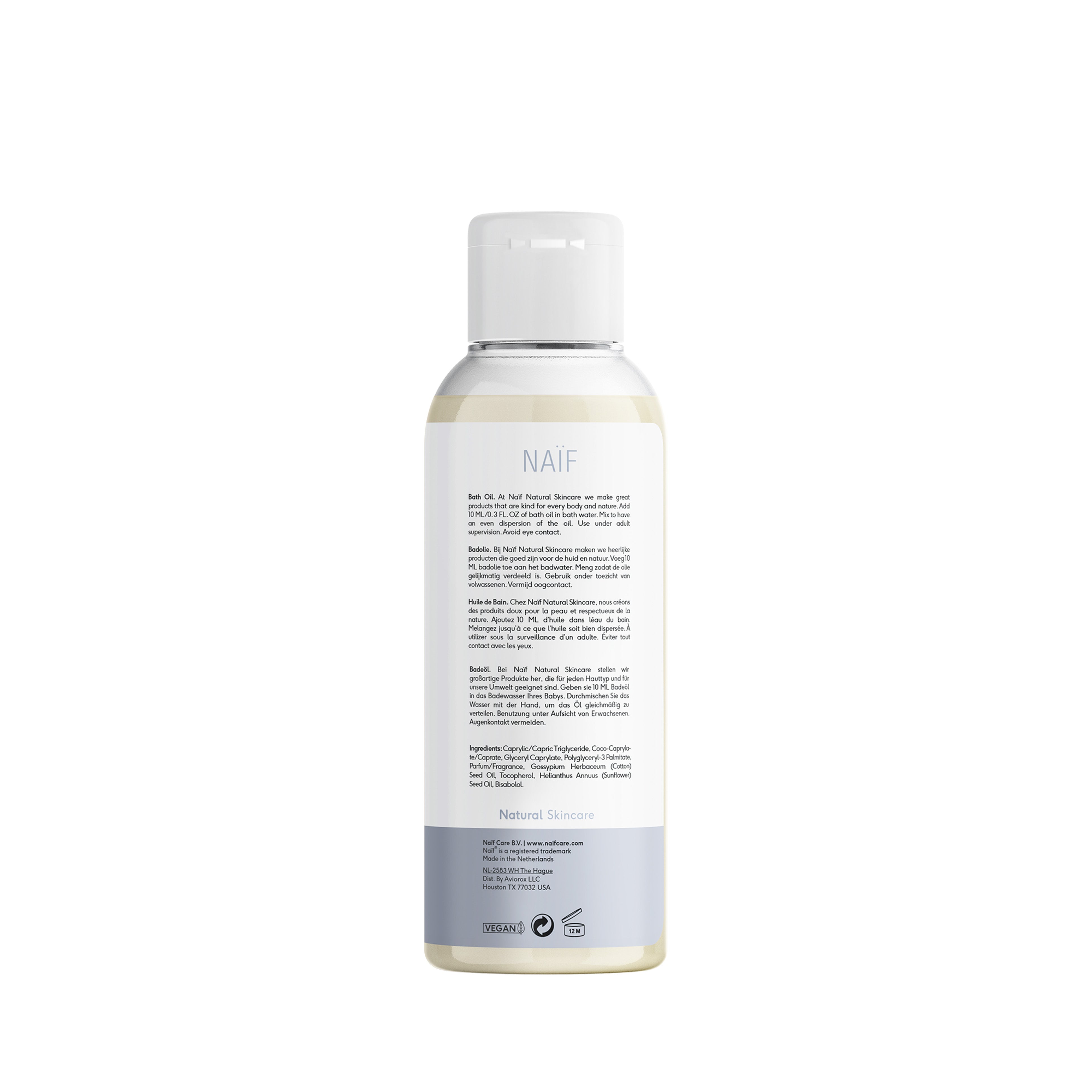 Naif milky bath oil