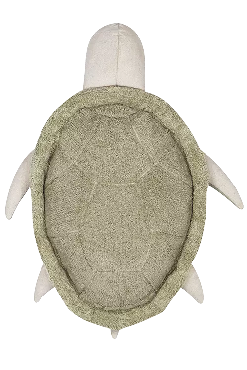 Lorena Canals | Pouf Mrs. Turtle - Natural/Olive
