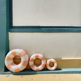 Petites Pommes | 60cm Anna Swim Ring - Peach Daisy