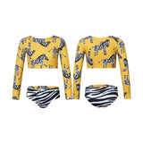 Pepita & Me | Picabuey Longsleeve Bikini - Yellow Black