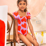 Pepita & Me | Bubble One Piece Swimsuit - Heart