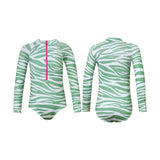 Pepita & Me | Paresoleil Longsleeve One Piece Swimsuit - Verde