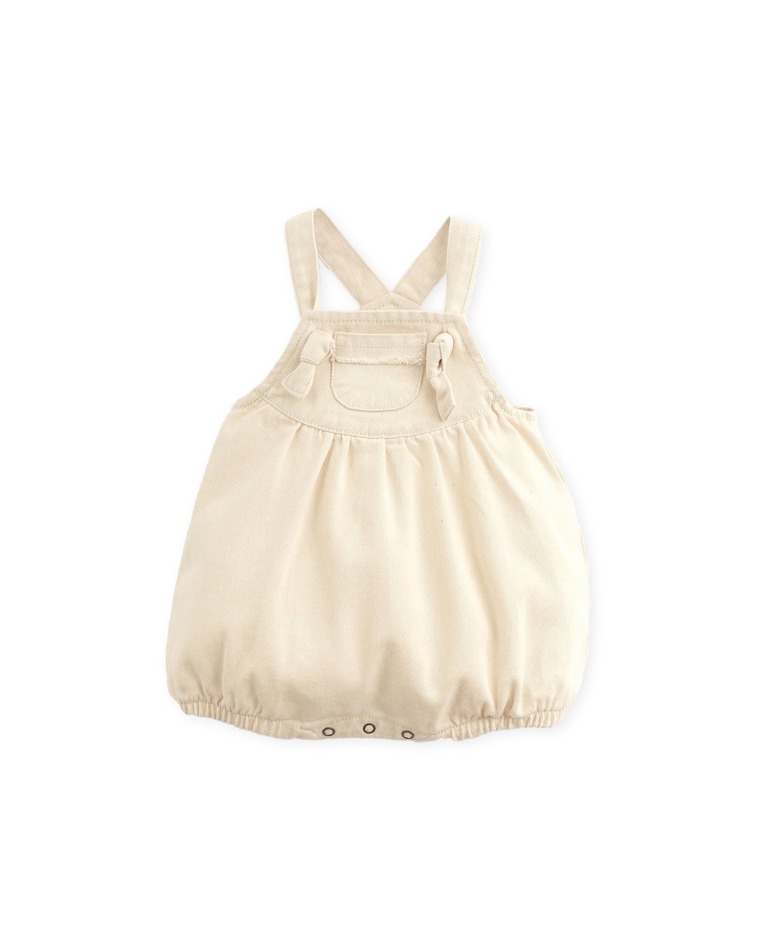 Play up denim jumpsuit karite - kids cream jumpsuit