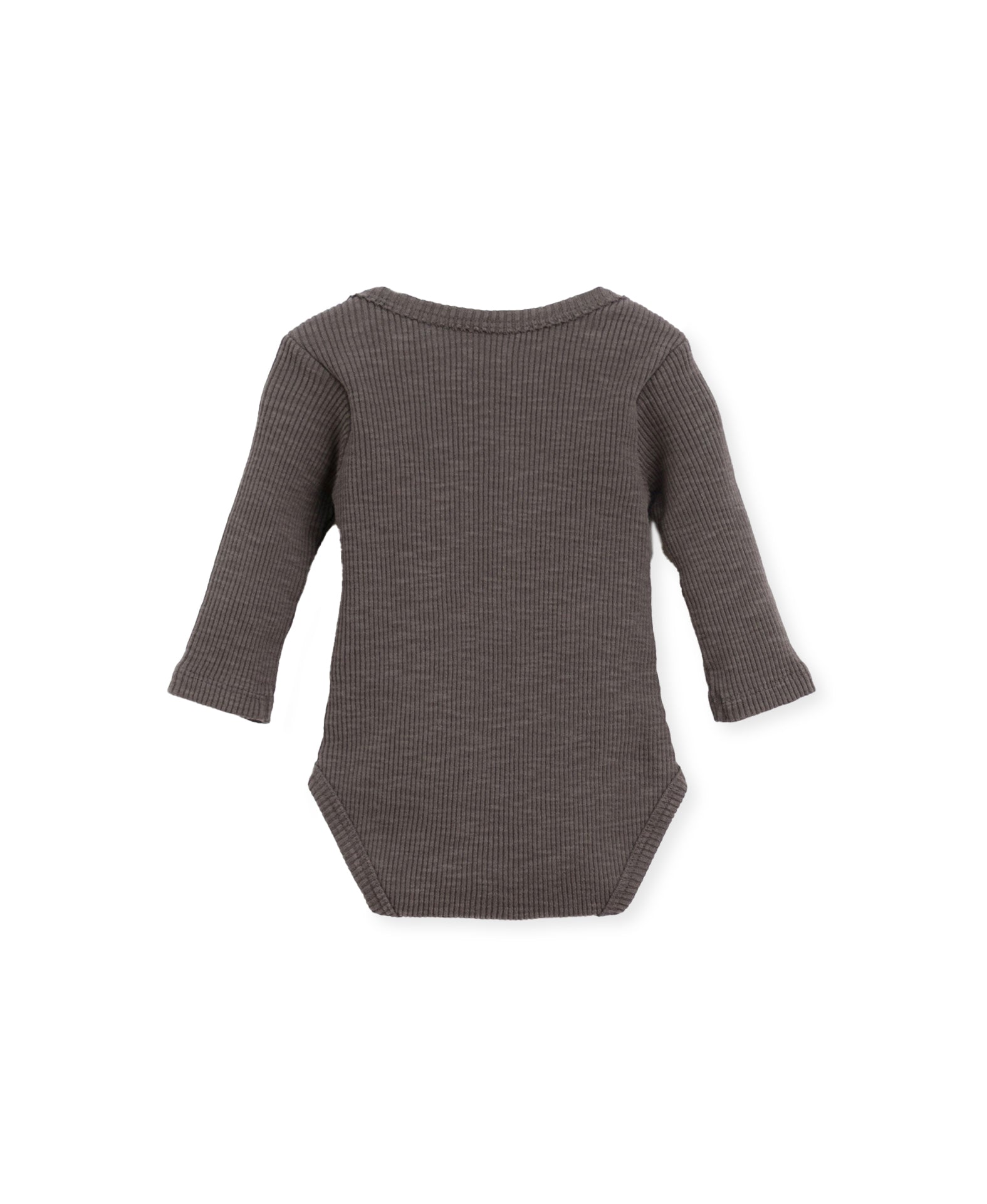 play up rib body chia - baby romper dark grey