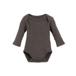 play up rib body chia - baby romper dark grey