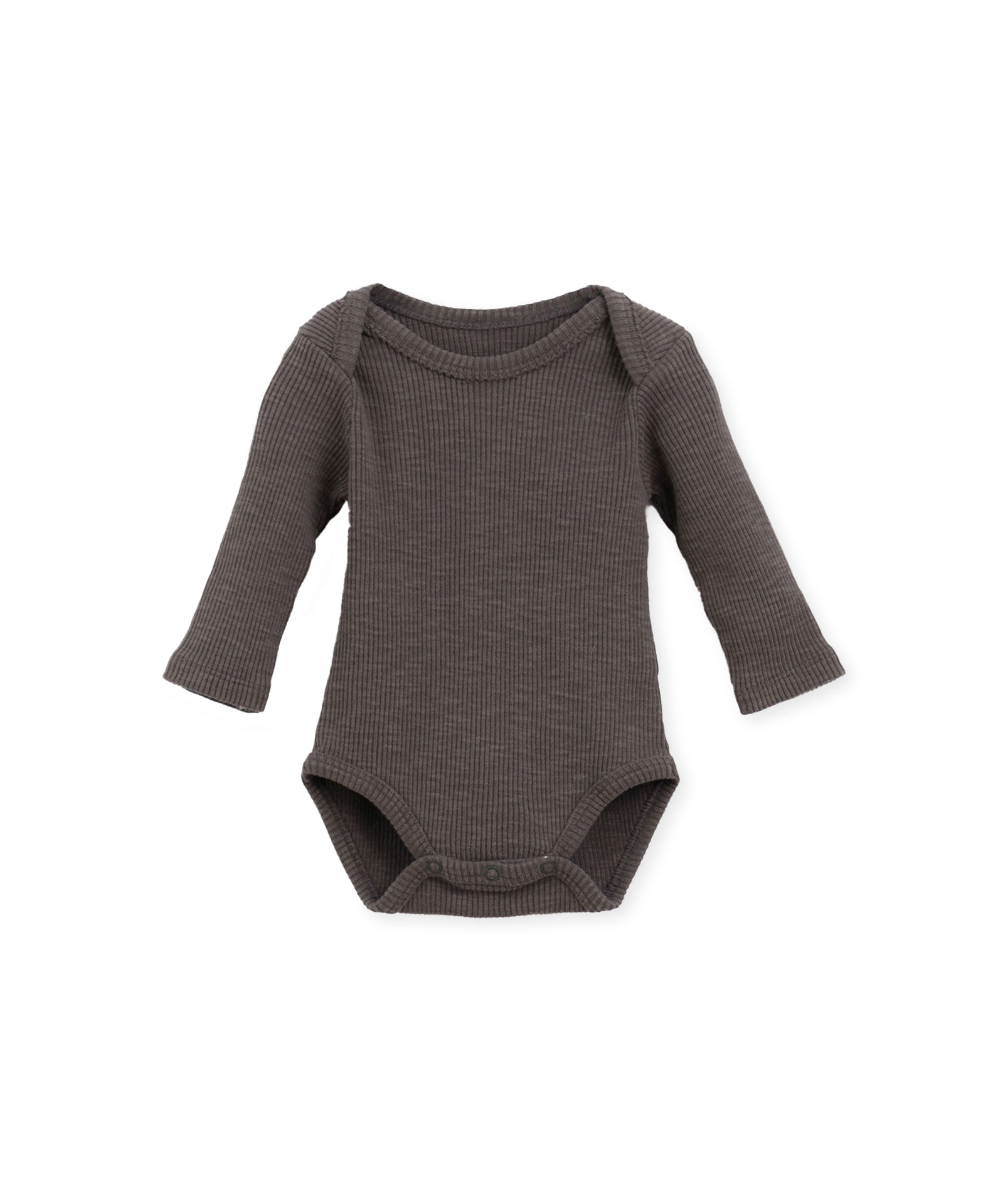 play up rib body chia - baby romper dark grey