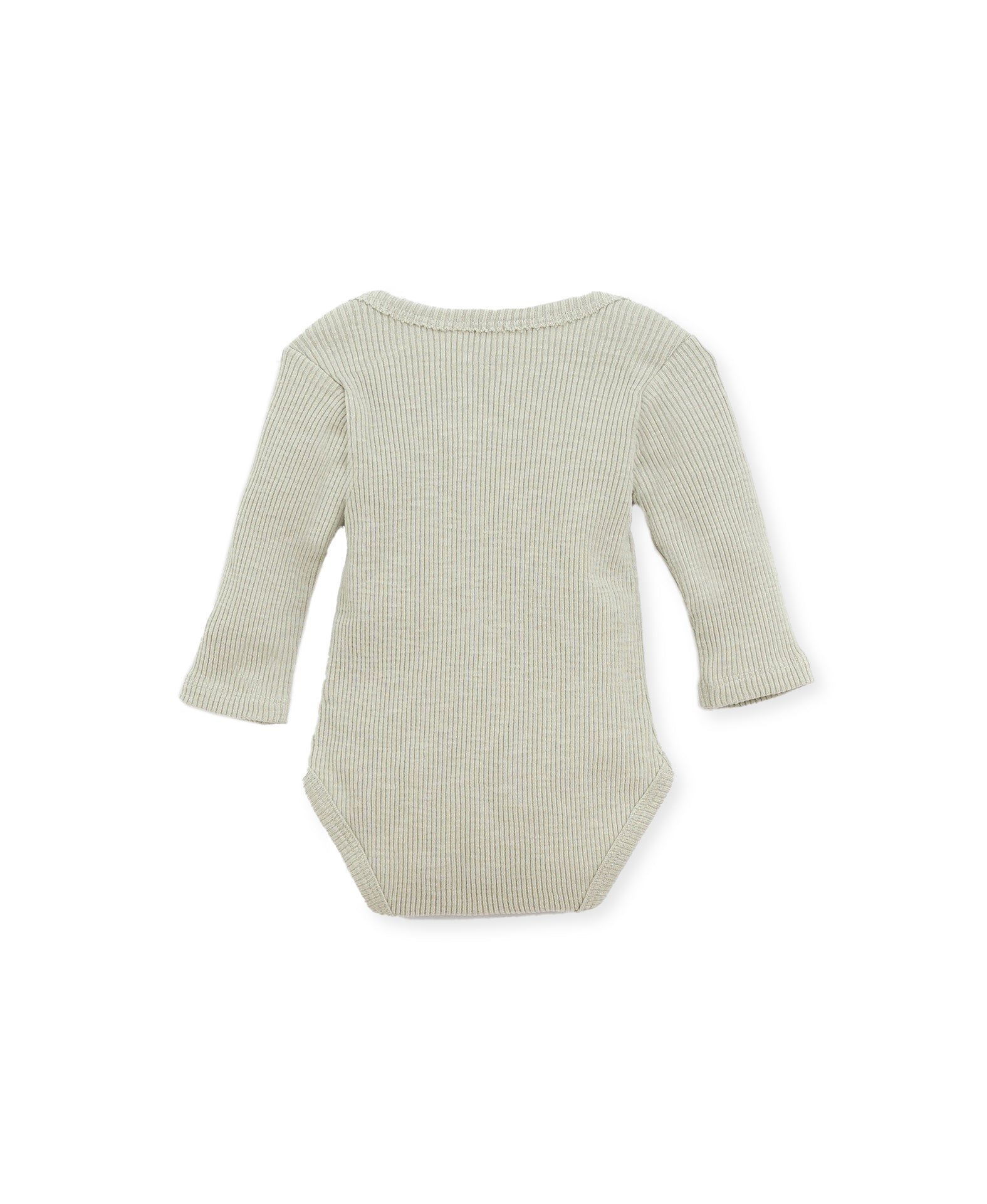 Play up rib body de verde em poupa - green romper