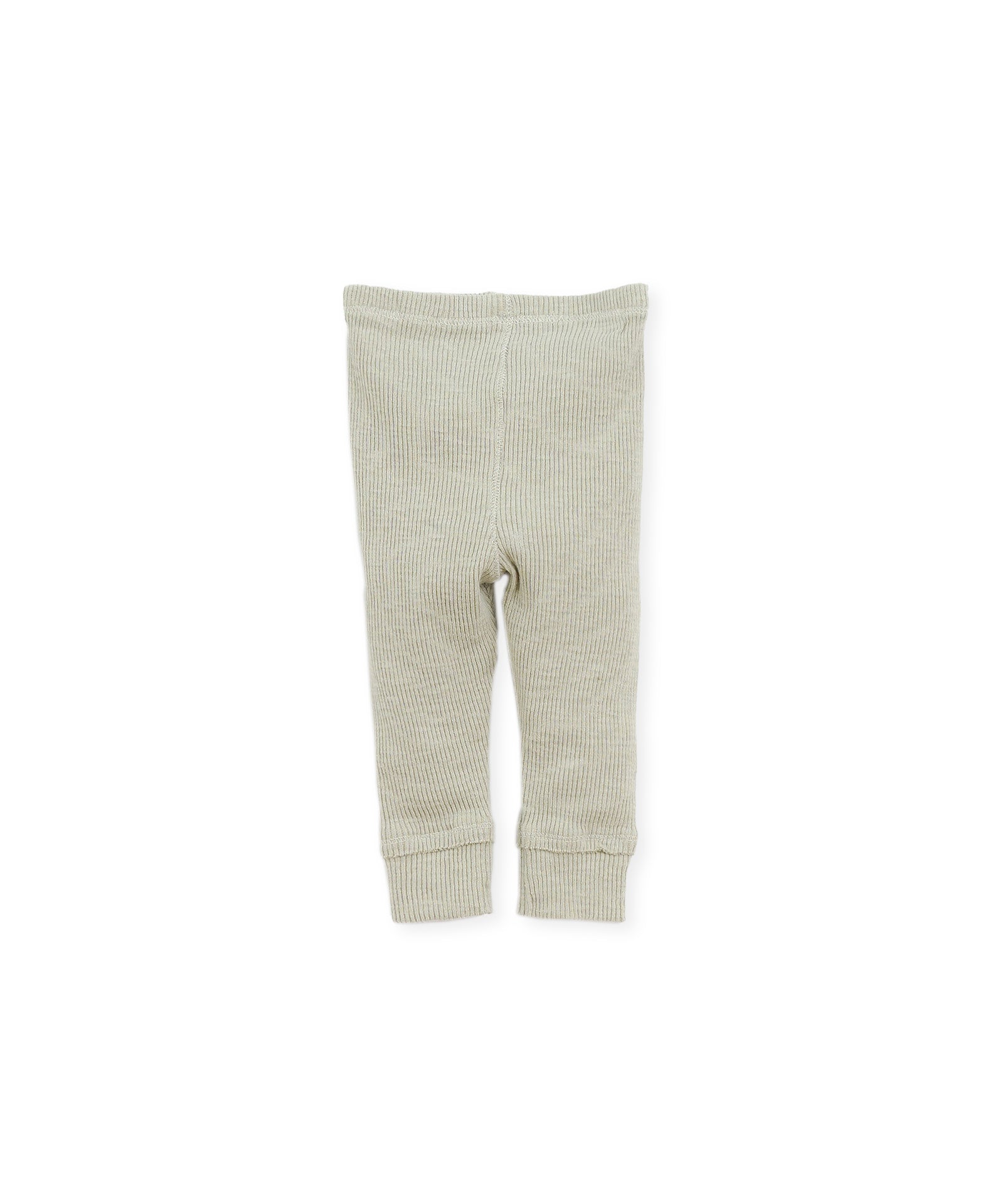 play up rib legging de verde em poupa - legging green