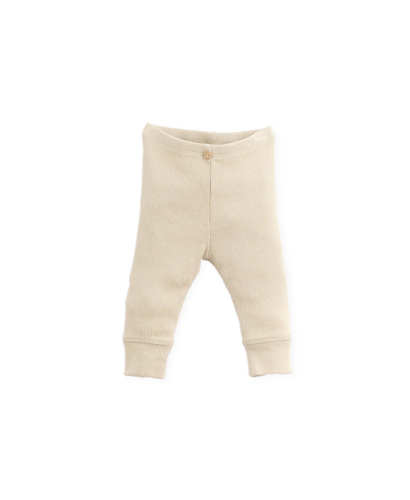 Play up rib leggings Luana trousers beige