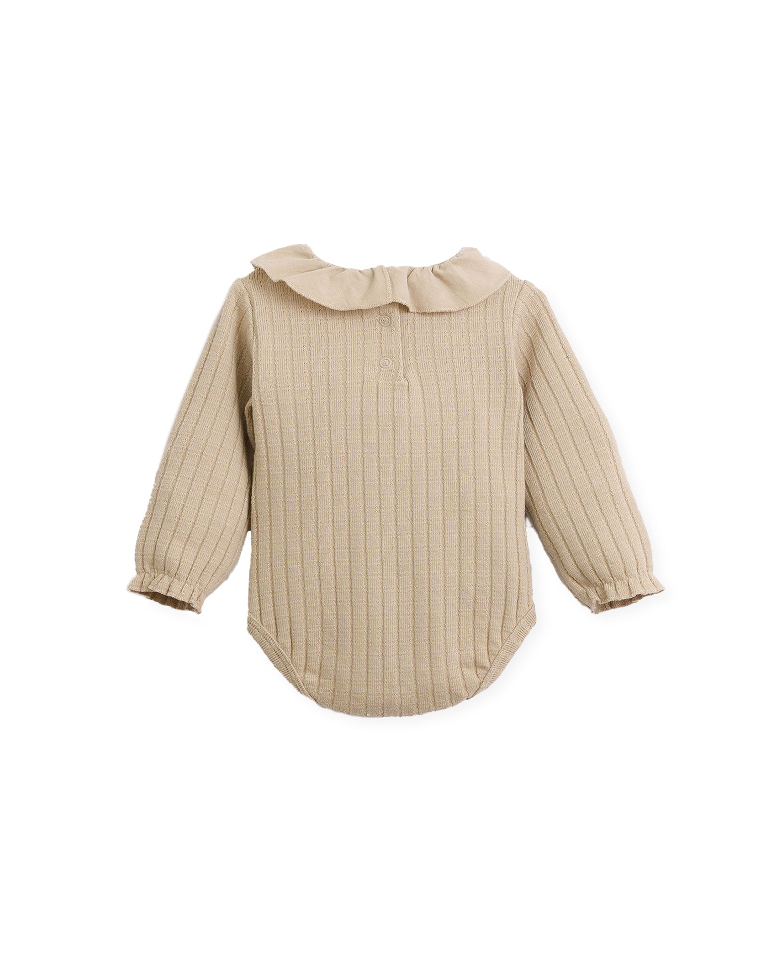 play up ribbed rib body with collar pepper