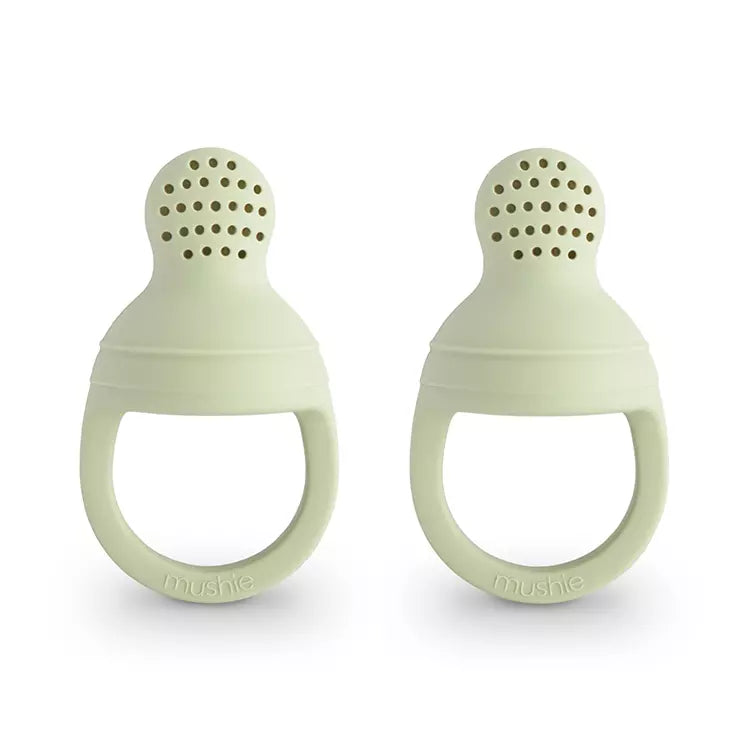 Mushie Silicone Fresh Food Feeder (2pack) Sage