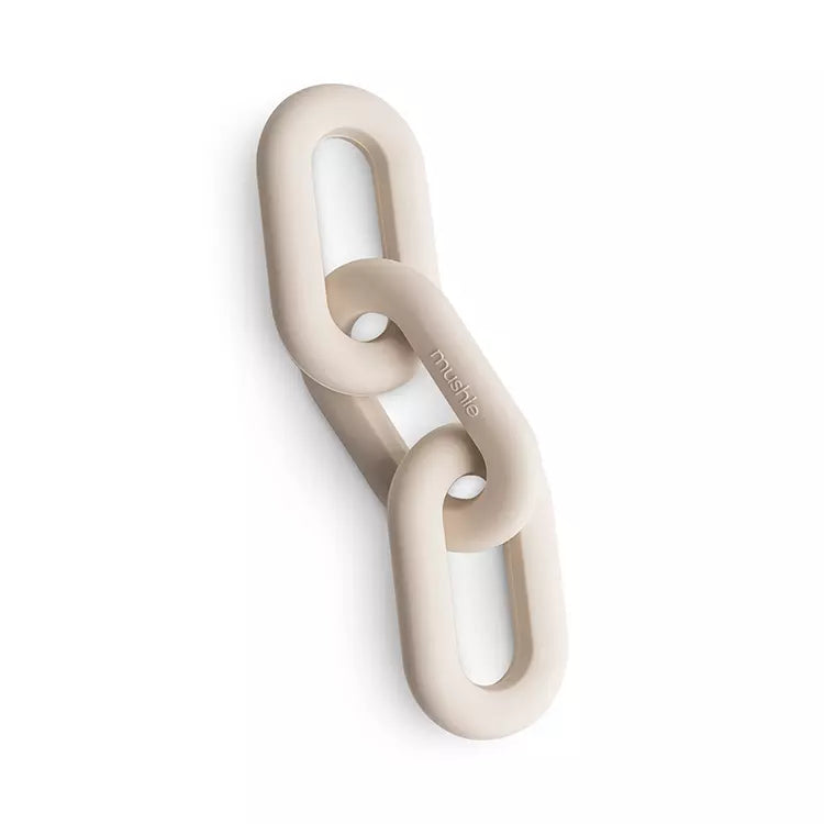 Mushie Teether Links Shifting Sand