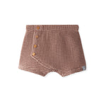 Snug shorts waffle texture mauve color