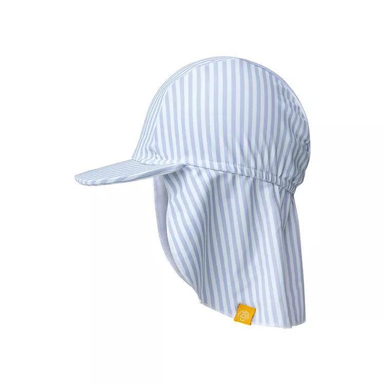 Swim Essentials Baby Sun Hat  Striped Light Blue