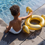 Boy with Swim Essentials 56 cm Split Ring Gold Swan