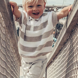Two You Label | Knitted Polo Richie - Striped
