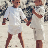 Two You Label | Shorts Linen Sasa - White