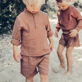 Two You Label | Shorts Linen Sammy - Sienna