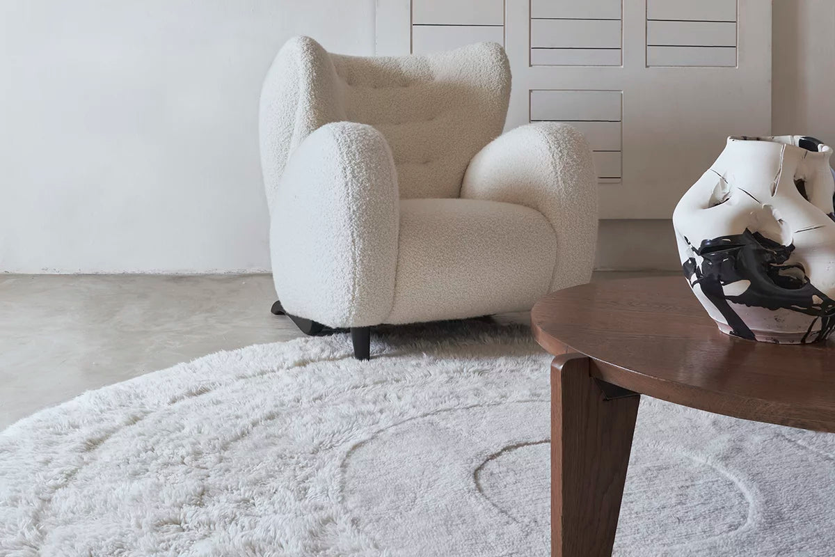 Lorena Canals Woolable Rug Arctic Circle Sheep White