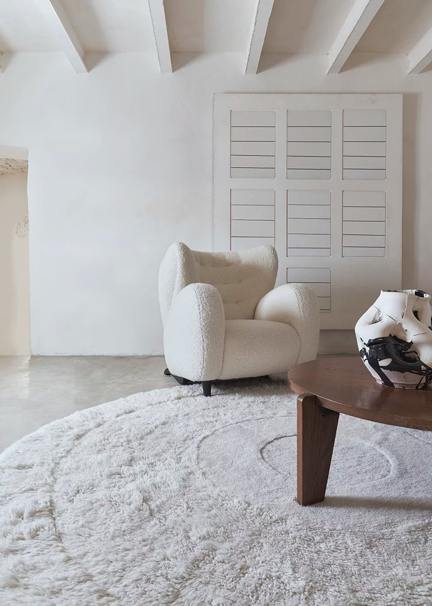 Lorena Canals Woolable Rug Arctic Circle Sheep White