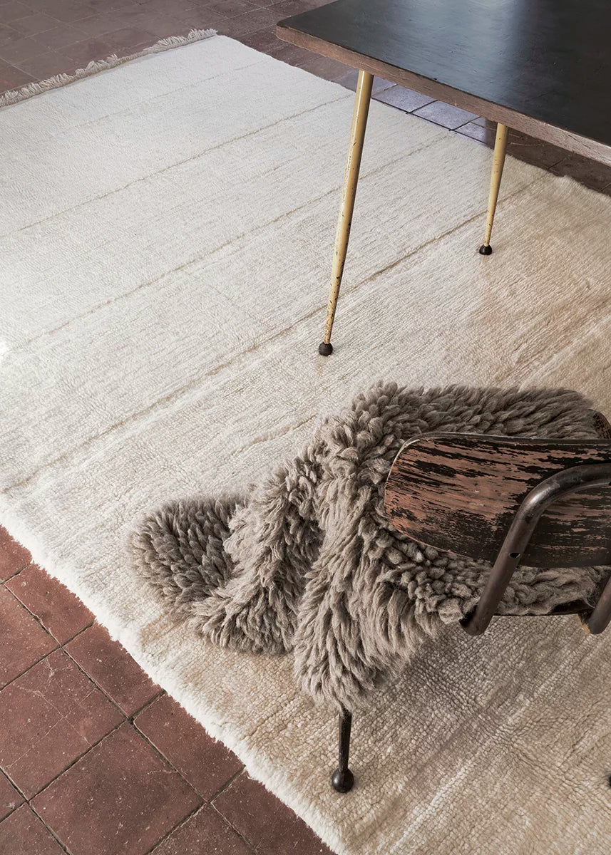 Lorena Canals Woolable Rug Steppe Sheep White