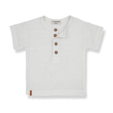 1+ In The Family | Francis Short Sleeve Linen T-Shirt - Off-white