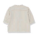 1+ In The Family | Maurici Striped Shirt - Biscotto