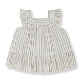 1+ In the family | Miriam Striped Dress - Blue-notte