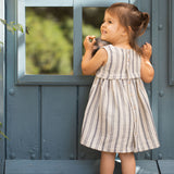 1+ In The Family | Naomi Sleeveless Striped Dress - Blue-notte