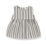 1+ In The Family | Naomi Sleeveless Striped Dress - Blue-notte
