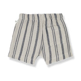 1+ In The Family | Peter Striped Bermuda Shorts - Blue-notte