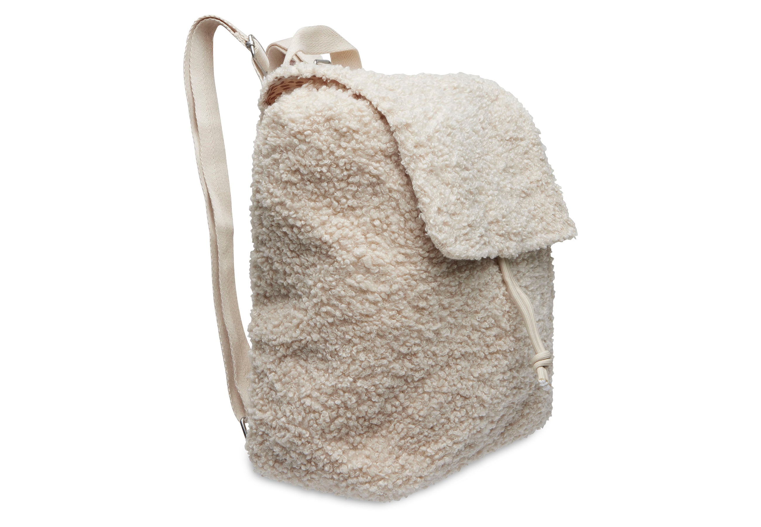 Jollein boucle natural kids and toddler backpack