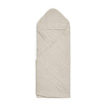 jollein bath cape wrinkled cotton nougat hooded towel