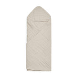 jollein bath cape wrinkled cotton nougat hooded towel