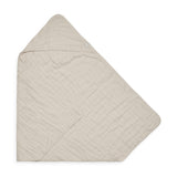 jollein bath cape wrinkled cotton nougat hooded towel