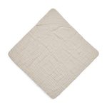 jollein bath cape wrinkled cotton nougat hooded towel