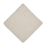 jollein bath cape wrinkled cotton nougat hooded towel